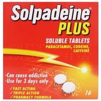 Solpadeine Plus Soluble Tablets 16 Tablets