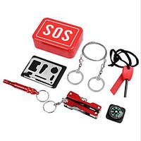 SOS Tool Kit Equipment Onboard SOS Emergency Supplies Outdoor Survival Equipment Outdoor Travel Kit Camping Survival Kit 1 Set
