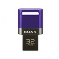 sony microvault on the go 32gb violet usb flash drive