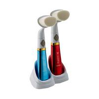 Sonic Facial Cleansing Brushes ? Buy 2 SAVE £10, Red and Blue, Plastic