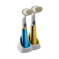 Sonic Facial Cleansing Brushes ? Buy 2 SAVE £10, Gold and Blue, Plastic