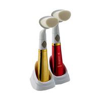 Sonic Facial Cleansing Brushes ? Buy 2 SAVE £10, Red and Gold, Plastic