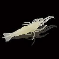 Soft Bait 50MM 1G Luminous Shrimp Fishing Lure Packs (10pcs)