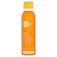 Solait SPF15 Clear & Protect Transparent Sun Spray
