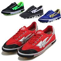 Soccer Shoes Unisex Anti-Slip Anti-Shake/Damping Wearproof Breathable Outdoor Low-Top Canvas Soccer/Football