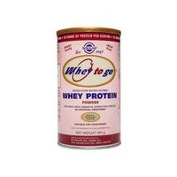 Solgar Whey To Go Protein Powder, 454gr, Strawberry