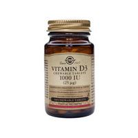Solgar Vitamin D3 Chewable, 1000iu, 100Tabs