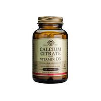 Solgar Calcium Citrate with Vitamin D3, 250mg, 60Tabs