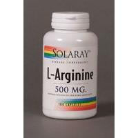 Solaray L-Arginine, 500mg, 100Caps