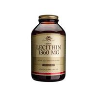 solgar soya lecithin 1360mg 250sgels