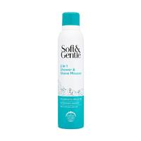 soft gentle body balance 2 in 1 shower shave mousse 200ml