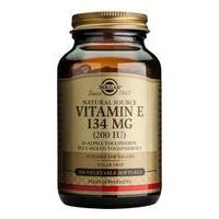 solgar natural source vitamin e 134mg 200iu 100sgels