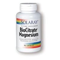 solaray biocitrate magnesium 90vcaps