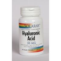 Solaray Hyaluronic Acid, 20mg, 30VCaps