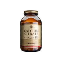 Solgar Calcium Citrate with Vitamin D3, 250mg, 240Tabs