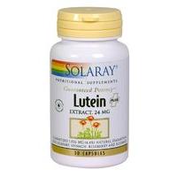 Solaray Lutein 24mg Bilberry 60mg, 30VCaps