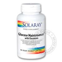 Solaray Glucose Maintenance with Chromium, 90Caps