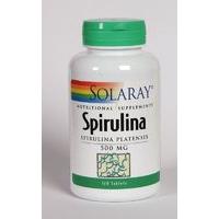 Solaray Spirulina, 500mg, 120Tabs