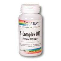 Solaray B-Complex 100 Sustained Release, 60Tabs