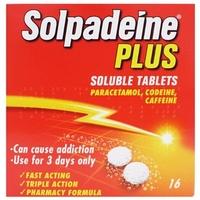 solpadeine plus soluble tablets 16 tablets