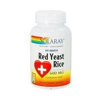 Solaray Red Yeast Rice - 600mg 60vegicaps (1 x 60vegicaps)