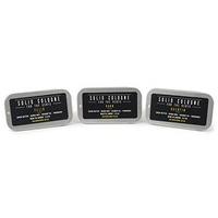 Solid Cologne For The Gents Trio of Scents Felix, Quentin & Khan 3 Piece Set