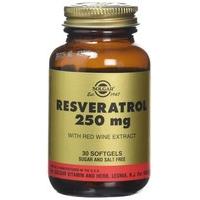 Solgar, Resveratrol, 250 mg, 30 Softgels