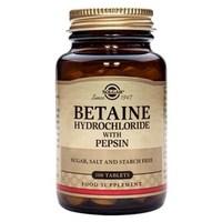 Solgar Betaine Hydrochloride with Pepsin Tablets 100 tablets