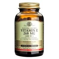 Solgar Vitamin E 268mg (400IU) Vegetable Softgels 50 veg softgels