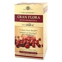 Solgar Cran Flora with Probiotics Plus Ester-C 60 Caps