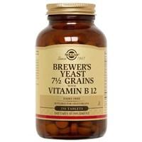 Solgar Brewer&#39;s Yeast 7 1/2 Grains Tablets with Vitamin B12 250 tablets