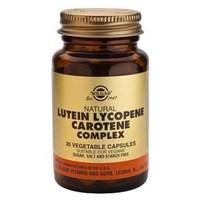 solgar natural lutein lycopene carotene complex 30 vegicaps