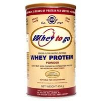 solgar whey to go protein powder natural chocolate 454g