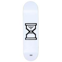 sour hourglass skateboard deck white 825