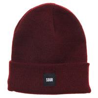 sour army beanie burgundy