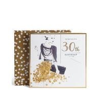 sophisticated lady 30th birthday card