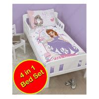 Sofia the First Academy 4 in 1 Junior Bundle Bedding Set (Duvet + Pillow + Covers)