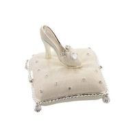 Sophia Silverplated & Epoxy Crystal Shoe Trinket Box