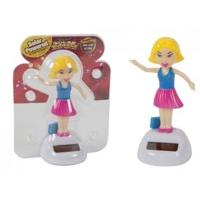 Solar Powered Disco Girl Wobbler Toy