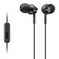 sony mdr ex110 in ear earphones headset for android black