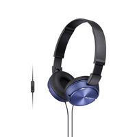 sony mdrzx310aplce7 hi fi headphones blue