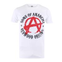 Sons of Anarchy Men\'s Anarchy T-Shirt - White - XL