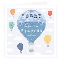 Sorry You\'re Leaving Balloon Card