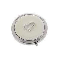 Sophia Compact Mirror With Heart