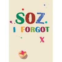 soz sorry card scribbler cards