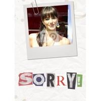 Sorry! | Ransom Note Card