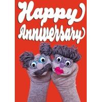 Sock puppet | Anniversary Card