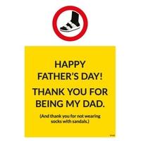 Socks with Sandals | Father\'s Day Card