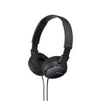 sony overhead headphones black 12m flat cord