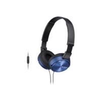 sony mdr zx310ap stereo headphones blue